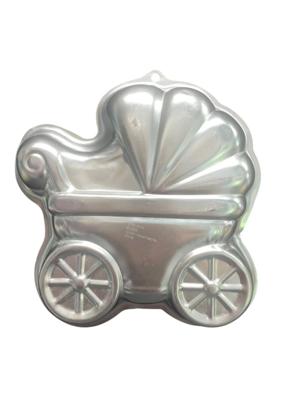 Wilton‎ 2105-3319 Baby Carriage Cake Pan Aluminum Baby Shower Pram